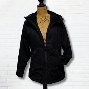 Kirkland Signature Black Hooded Jacket | Fleece Lined | Size M | Like New
